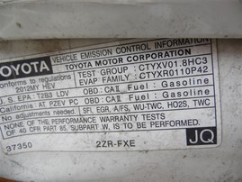 2012 Toyota Prius White 1.8L AT #Z24602